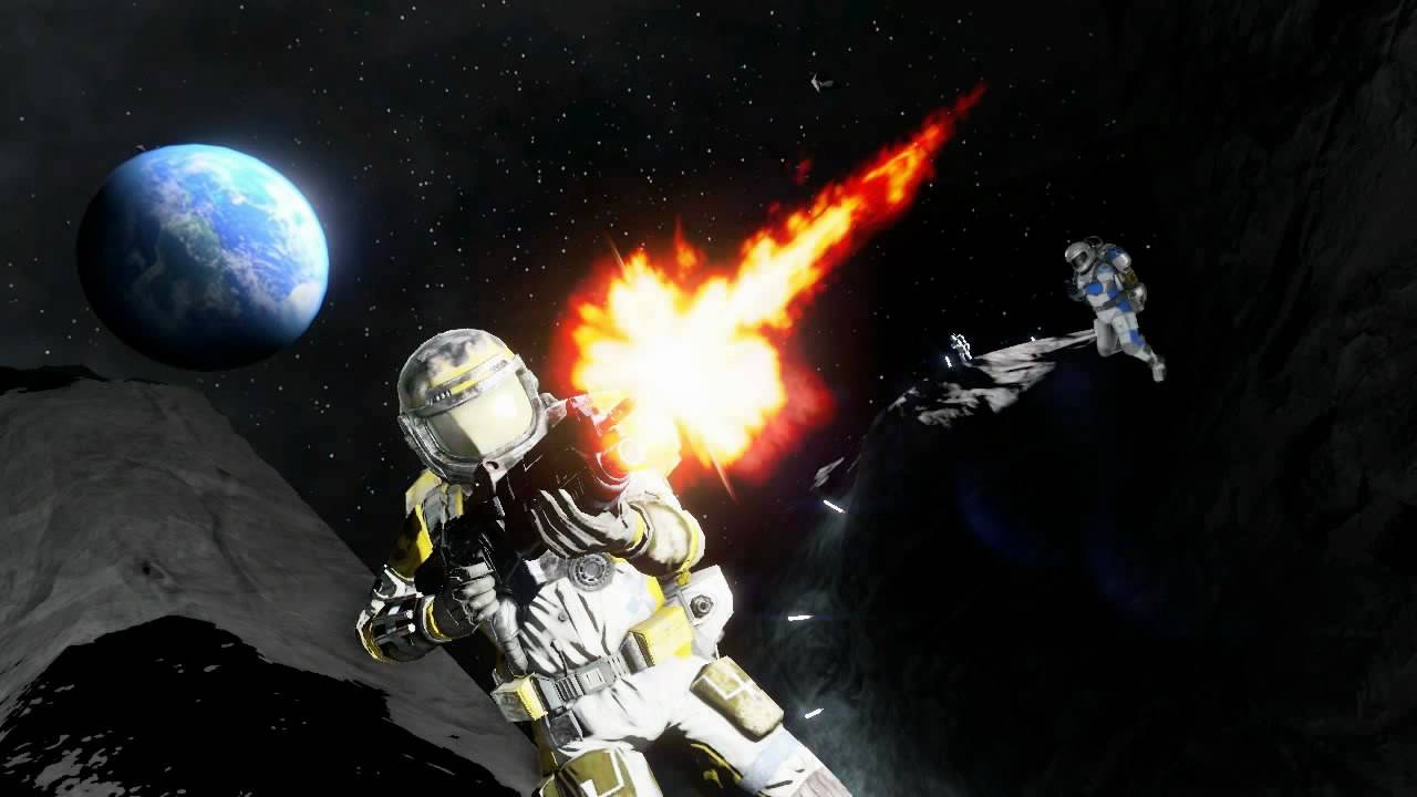 A still from the Call of Duty: Space Warfare trailer