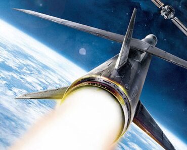 An artistic rendering of China's DN-3, a direct-ascent missile designed to ram and destroy enemy satellites.