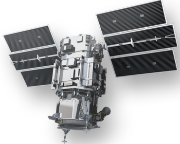 DigitalGlobe's WorldView-1 high-resolution Earth imaging satellite. Image courtesy of DigitalGlobe Inc.