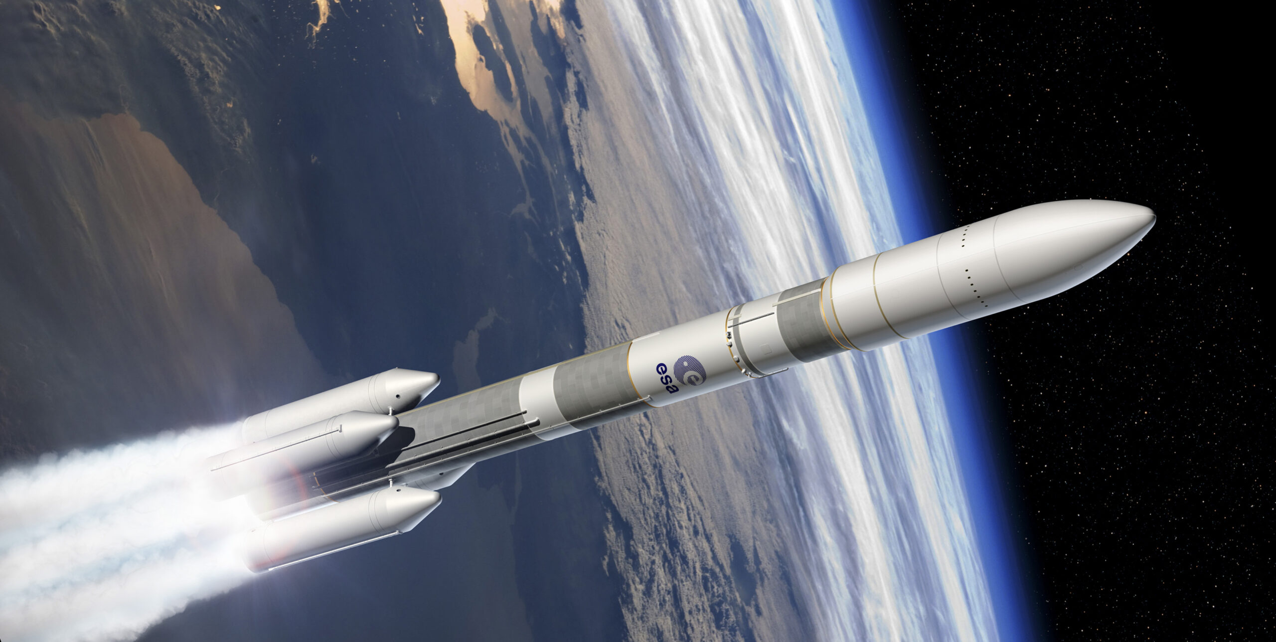Artist's view of the Ariane 6; Copyright ESA–D. Ducros, 2014