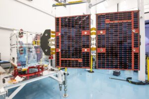 FORMOSAT-7 spacecraft at SSTL. Credit: SSTL