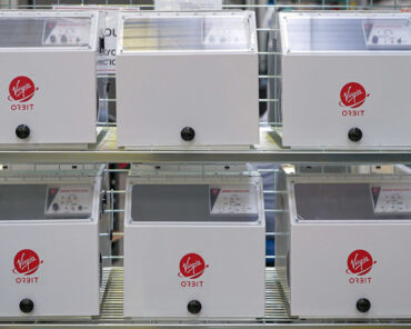 Virgin Orbit's "Bridge" ventilators. Photo courtesy of Virgin Orbit.