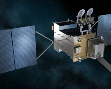 Notional Lockheed Martin-built Next Gen OPIR GEO Space Vehicle. Image courtesy of SMC.