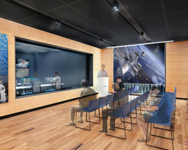 Artist concept of the new Mission Control; Credits: Saber Astronautics