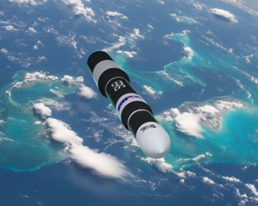 Computer-generated image of Gilmour Space's new rocket, Eris. Source: Gilmour Space.