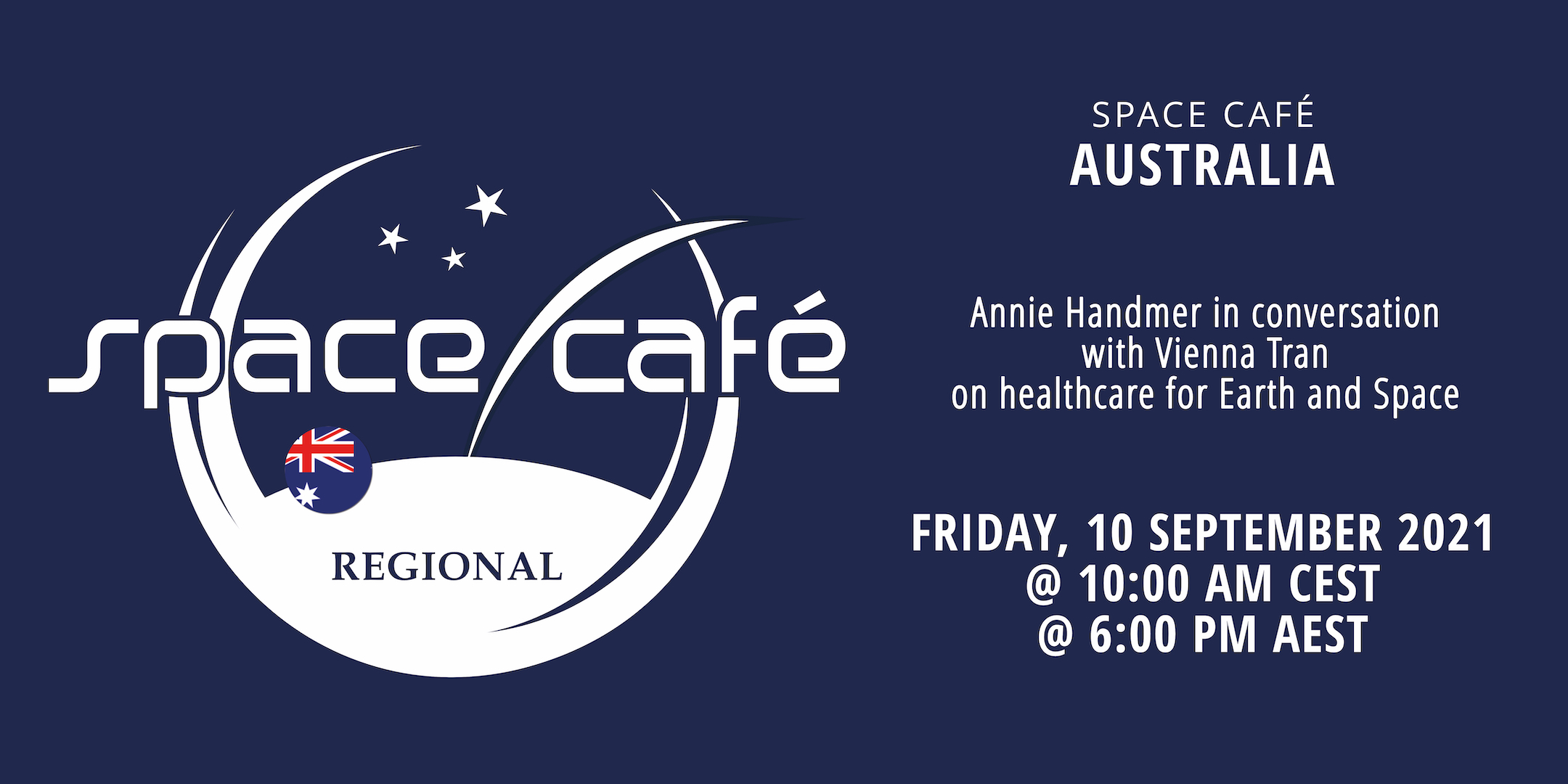 Afskrække mølle Skole lærer Register Today For Our Space Café Australia by Annie Handmer On 10  September 2021 - SpaceWatch.Global