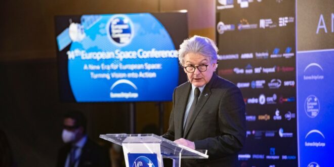 Breton sets out Europe’s 2022 “space power” ambitions