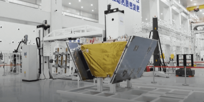 A sneak peek into China’s first smart satellite production line