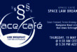 Register today for our Space Café “Law Breakfast with Steven Freeland” on 19 May 2022