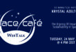 Register Today For Our Space Café “33 minutes with Krystal Azelton” On 24 May 2022