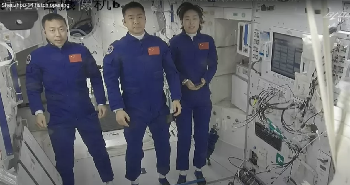 Three Taikonauts Are Aboard The Tiangong Space Station - SpaceWatch.Global