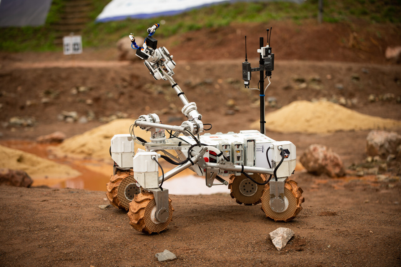Kalman - the winning rover of AGH Space Systems Team; Credit: ERC