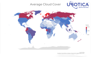 Ubotica Cloud Density Map. Credit: Ubotica 