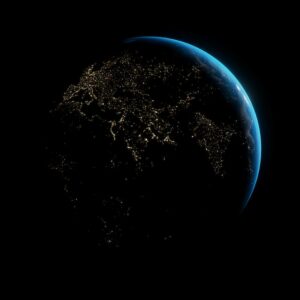 Satellite view of Earth