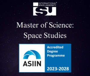 ISU's Master of Space Science. Credit ISU