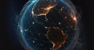 Global Internet Satellite Communication. Credit Starlink/Space Foundation