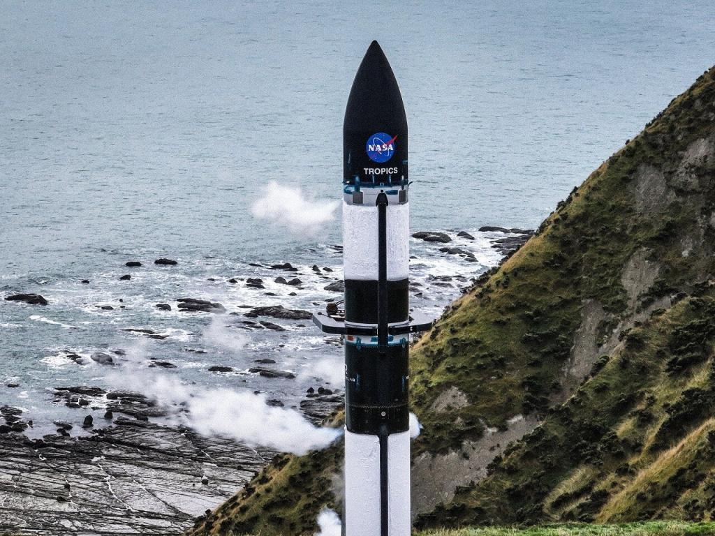 Electron at LC 1 for Rocket Like a Hurricane. Credit Rocketlab