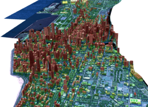 LiDAR facilitates precise mapping of terrain and infrastructure, providing critical data for efficient network planning. Credit NUVIEW