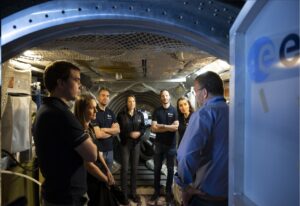 ESA's newly selected astronaut candidates of the class of 2022 arrived at the European Astronaut Centre in Cologne, Germany, on 3 April 2023 to begin their 12-month basic training. Credit: ESA