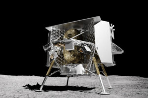 Peregrine lander, one of Astrobotic's small-class lunar landers. Credit Astrobotic