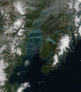 Earth Blox uses data like Moderate Resolution Imaging Spectroradiometer (MODIS) sensors on NASA's Terra and Aqua satellites have been acquiring images of the Earth daily since 1999. Credit Earth Blox