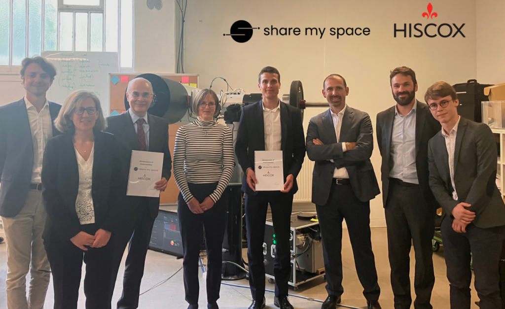 Memorandum of Understanding signed between Share My Space & Hiscox. Credit Hiscox