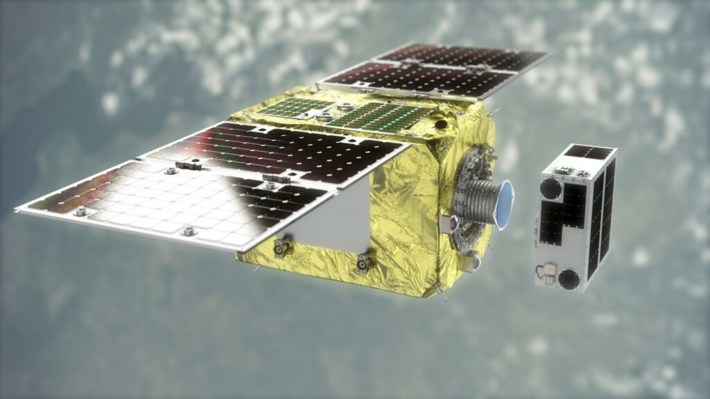 Astroscale ELSA-d mission. Credit Astroscale