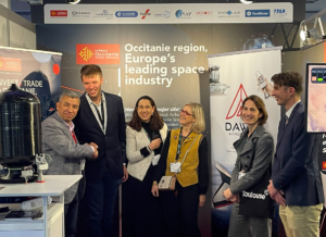 Dawn Aerospace at Space Tech Expo Europe. Credit Dawn Aerospace