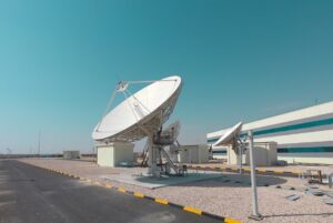 Very-small-aperture terminal (VSAT). Credit Es'hailSat