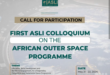 ASLI Announces Colloquium Series on African Space Program