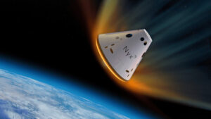A rendering of The Exploration Company's Nyx vehicle