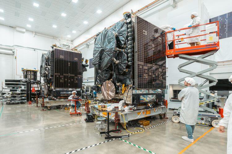 Northrop Grumman Ships ASBM Satellites to Launch Site - SpaceWatch.GLOBAL