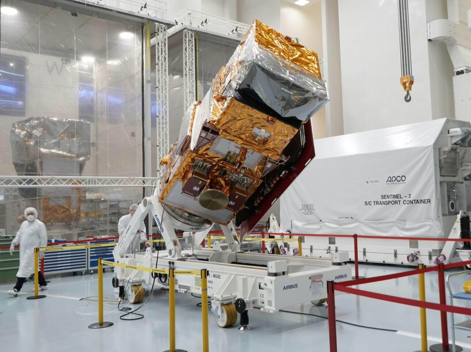 Airbus Prepares to Ship Sentinel-2C to the European Spaceport ...