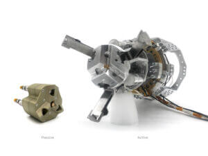 DFT port Passive and Active Side Adapter. Dawn Aerospace