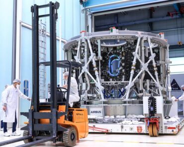 Orion Assembly at Airbus. Credit: ESA