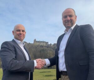 Kevin Stephen from Norr and Stuart Fyvie from Fire Arrow