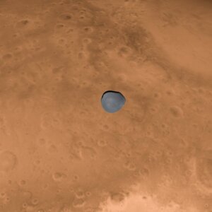 Hera Images Mar and its Moon Deimos on Flyby to Asteroid Dimorphos
