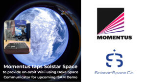 Momentus and Solstar Partner on On-Demand Communications for Space Systems