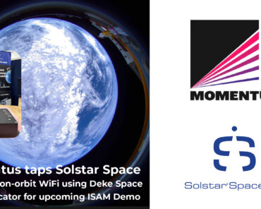 Momentus and Solstar Partner on On-Demand Communications for Space Systems