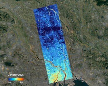 First light imagery over Tokyo at night from SkyBee-1,