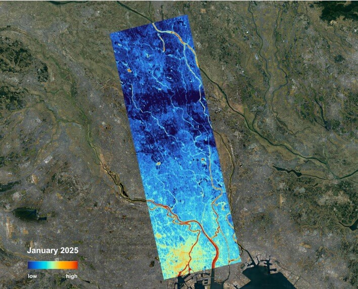 constellr Captures Tokyo’s Thermal Signature in First Satellite Image