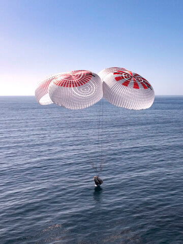 Fram2 Mission Concludes as Framonauts Splashdown off California