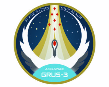 GRUS-3 Mission Patch. Credit: Axelspace