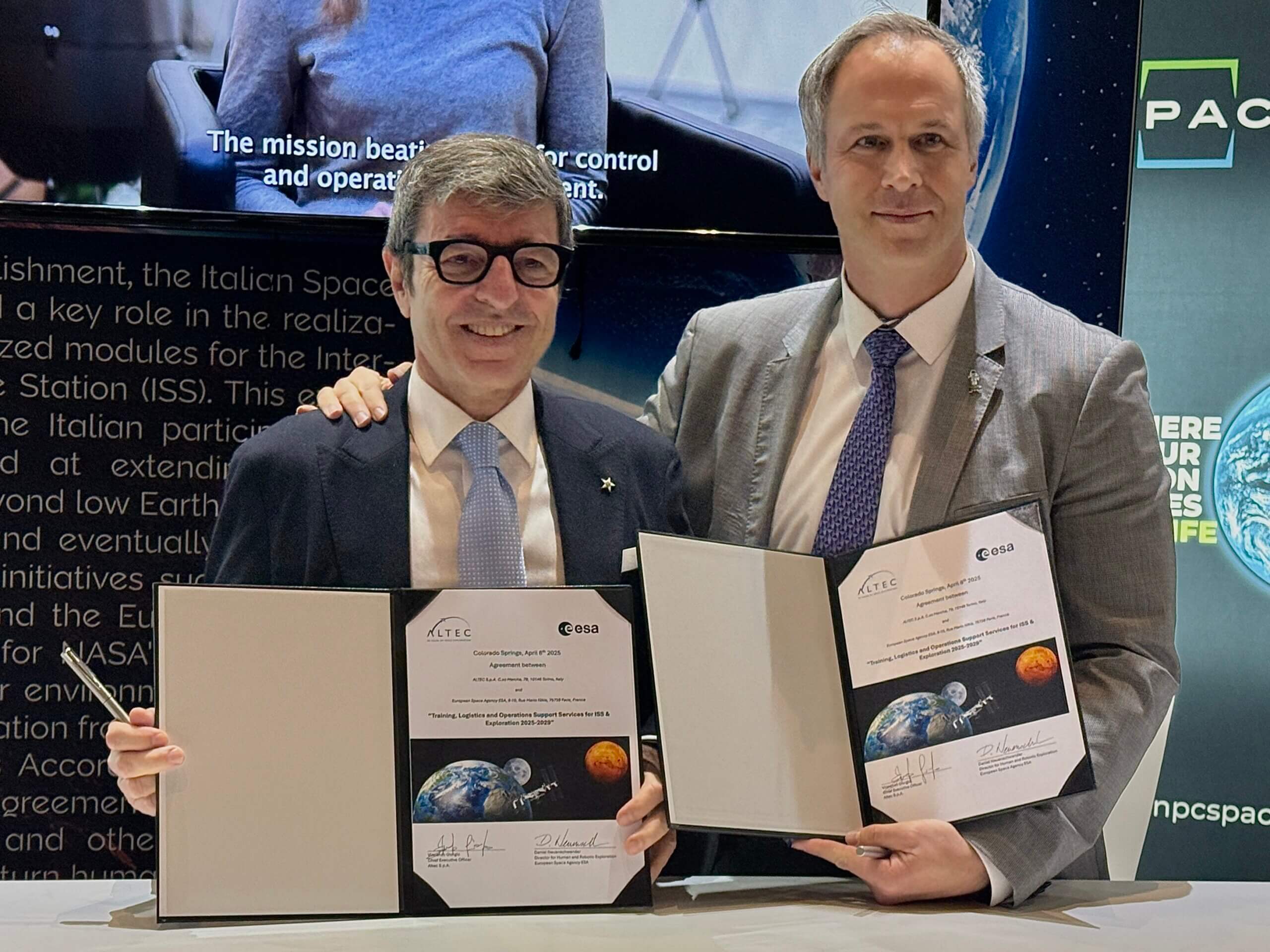 ESA Contracts ALTEC CEO for ISS and Lunar Gateway Training Services