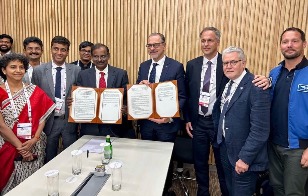 ESA Signs Joint Statement of Intent on Collaboration with ISRO