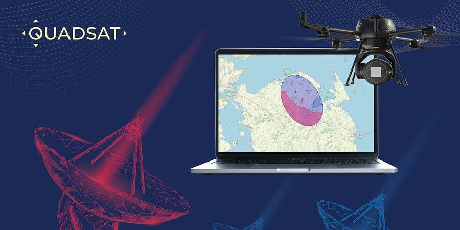 Quadsat Introduces Drone-based Geolocation Solution, QS RF Locator