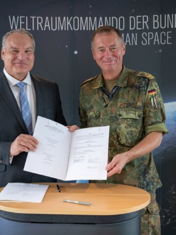 German Space Agency and Bundeswehr to Jointly Use Space Situational Data at Uedem