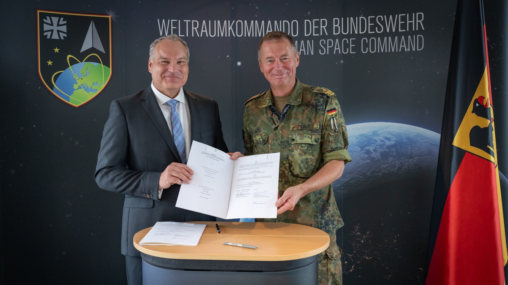 German Space Agency and Bundeswehr to Jointly Use Space Situational Data at Uedem