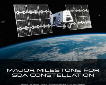Rocket Lab Completes Critical Design Review for SDA's T2TL-Beta Constellation