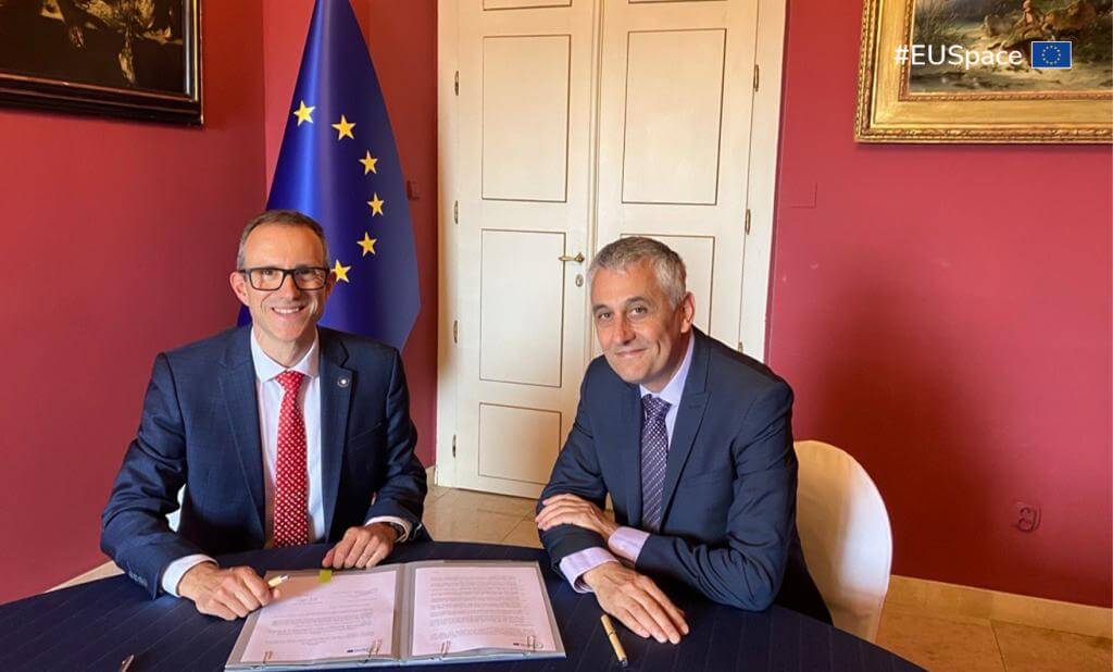 SAB and SatCen Sign Memorandum of Cooperation for EOGS Pilot Project